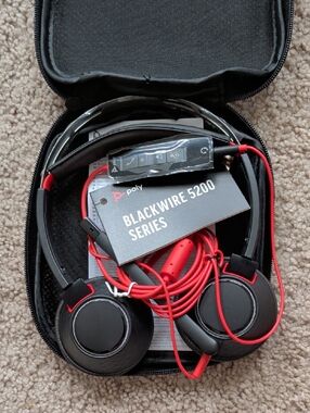 NWT POLY Black Mesh Travel Case with White Label